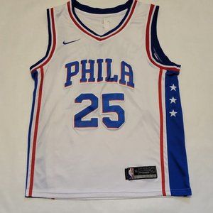 Nike Philadelphia 76'ers Ben Simmons #25 White Jersey. Size 50. Swingman.